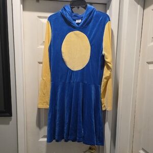 Blue and Yellow Sonic The Hedgehog Women's Costume Dress